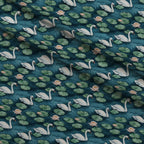 Graceful Waters Pattern 14 Fleece Fabric — fleece fabric folded close-up preview (mv-fleece-v1:lying)