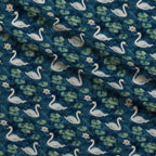 Graceful Waters Pattern 16 Fleece Fabric — fleece fabric folded close-up preview (mv-fleece-v1:lying)