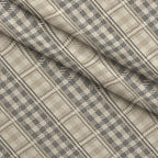Greyhound Tweed Pattern 1 Fleece Fabric — fleece fabric folded close-up preview (mv-fleece-v1:lying)