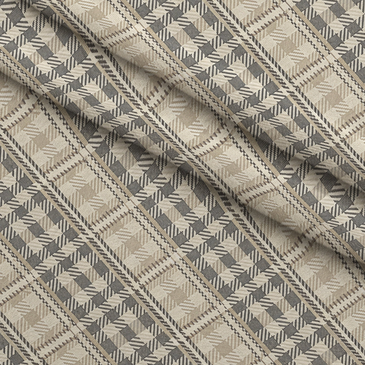 Greyhound Tweed Pattern 1 Fleece Fabric — fleece fabric folded close-up preview (mv-fleece-v1:lying)