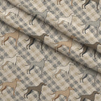 Greyhound Tweed Pattern 5 Fleece Fabric — fleece fabric folded close-up preview (mv-fleece-v1:lying)