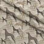Greyhound Tweed Pattern 9 Fleece Fabric — fleece fabric folded close-up preview (mv-fleece-v1:lying)