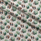 Gridiron Game Day Pattern 1 Fleece Fabric — fleece fabric folded close-up preview (mv-fleece-v1:lying)