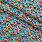 Gridiron Game Day Pattern 12 Fleece Fabric — fleece fabric folded close-up preview (mv-fleece-v1:lying)