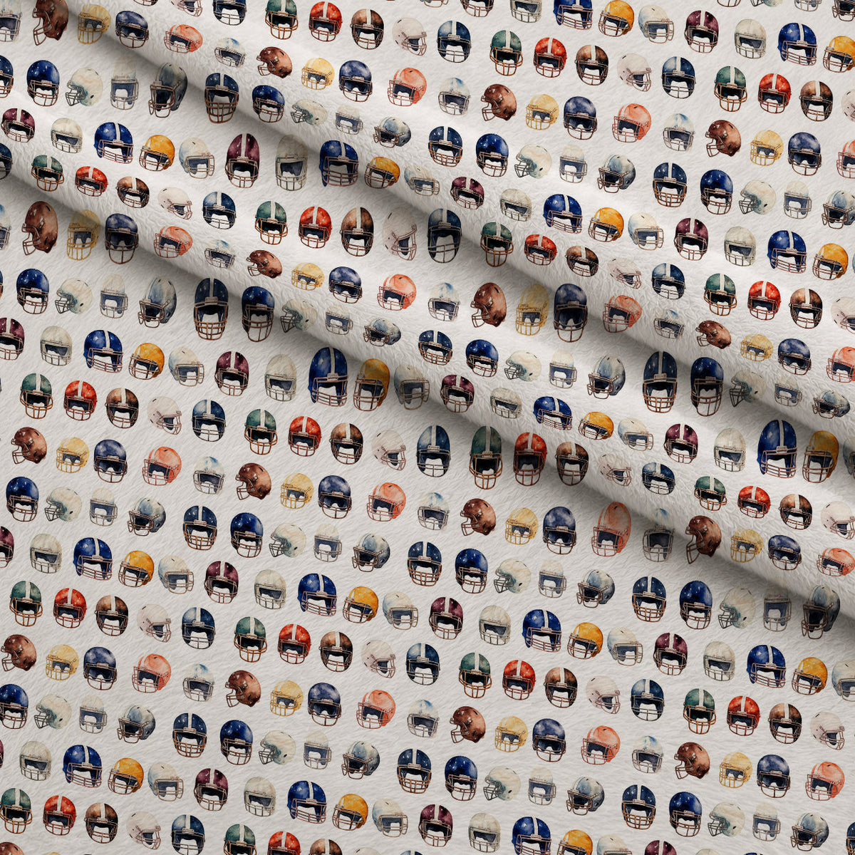 Gridiron Game Day Pattern 2 Fleece Fabric — fleece fabric folded close-up preview (mv-fleece-v1:lying)