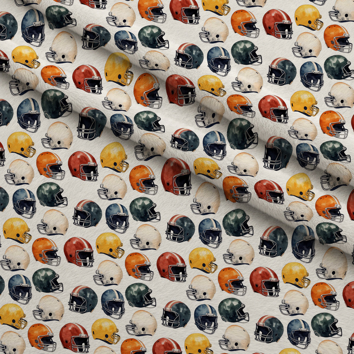 Gridiron Game Day Pattern 3 Fleece Fabric — fleece fabric folded close-up preview (mv-fleece-v1:lying)