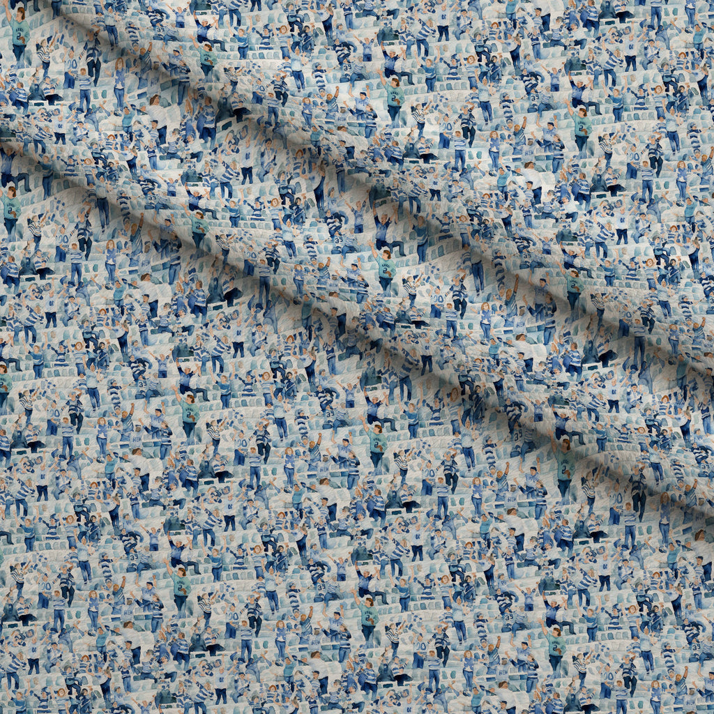 Gridiron Game Day Pattern 5 Fleece Fabric — fleece fabric folded close-up preview (mv-fleece-v1:lying)