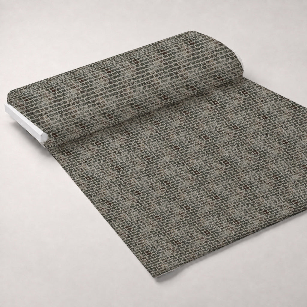 Grunge Brick Wall Pattern 1 Fleece Fabric — fleece fabric unrolled bolt preview (mv-fleece-v1:bolt)
