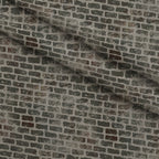 Grunge Brick Wall Pattern 1 Fleece Fabric — fleece fabric folded close-up preview (mv-fleece-v1:lying)