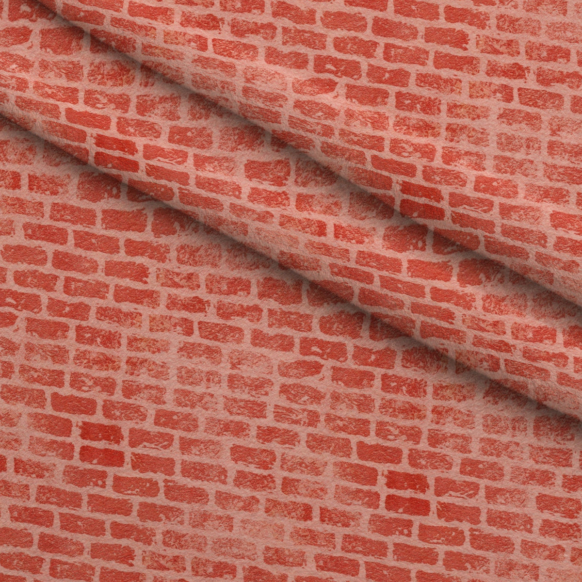 Grunge Brick Wall Pattern 14 Fleece Fabric — fleece fabric folded close-up preview (mv-fleece-v1:lying)