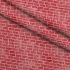 Grunge Brick Wall Pattern 15 Fleece Fabric — fleece fabric folded close-up preview (mv-fleece-v1:lying)