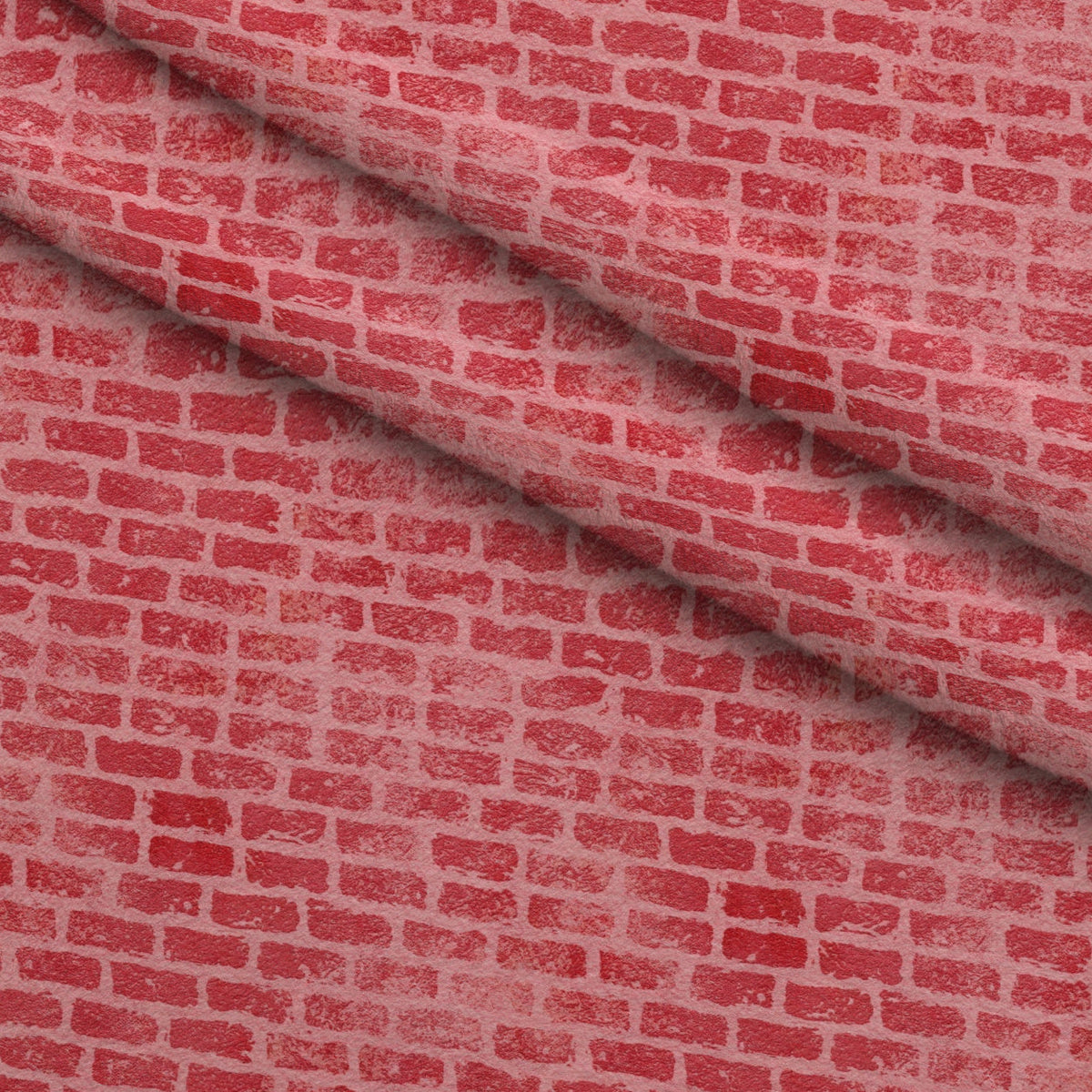 Grunge Brick Wall Pattern 15 Fleece Fabric — fleece fabric folded close-up preview (mv-fleece-v1:lying)