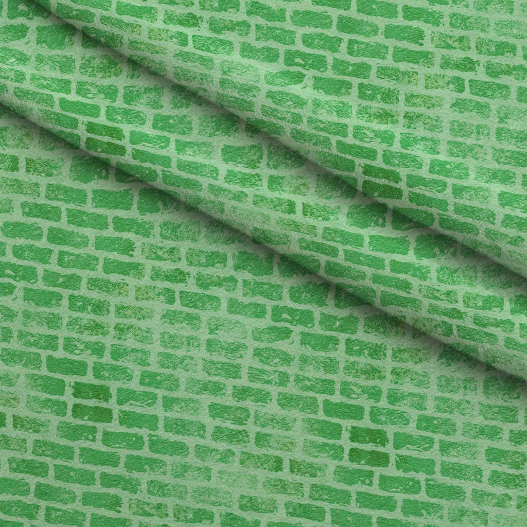 Grunge Brick Wall Pattern 31 Fleece Fabric — fleece fabric folded close-up preview (mv-fleece-v1:lying)