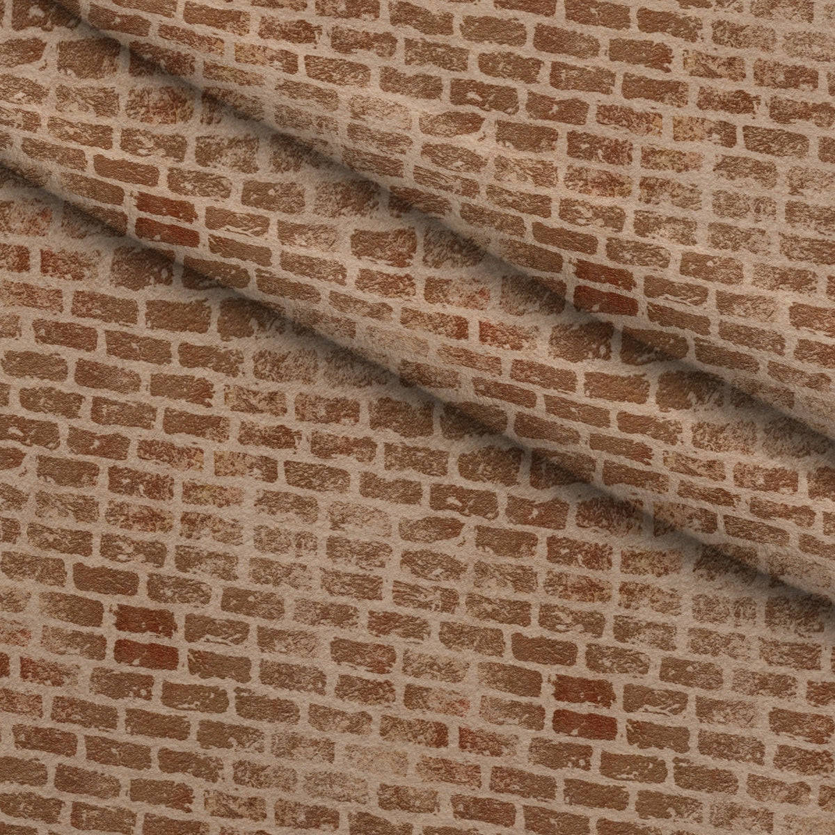 Grunge Brick Wall Pattern 5 Fleece Fabric — fleece fabric folded close-up preview (mv-fleece-v1:lying)