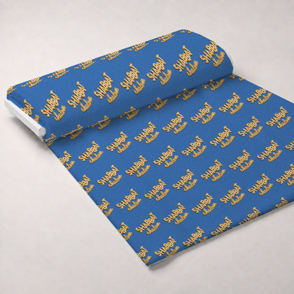 Hamsa Heritage Pattern 1 Fleece Fabric — fleece fabric unrolled bolt preview (mv-fleece-v1:bolt)
