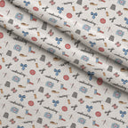 Hand and Machine Embroidery Pattern 2 Fleece Fabric — fleece fabric folded close-up preview (mv-fleece-v1:lying)