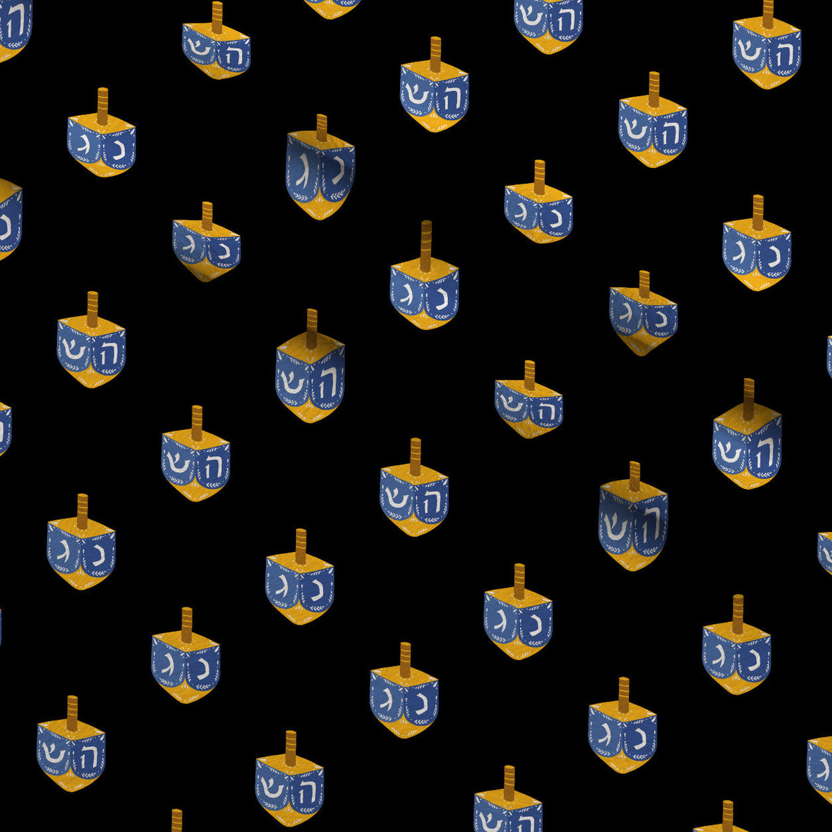 Hanukkah Gifts Pattern 1 Fleece Fabric — fleece fabric folded close-up preview (mv-fleece-v1:lying)