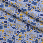 Hanukkah Gifts Pattern 11 Blue Fleece Fabric — fleece fabric folded close-up preview (mv-fleece-v1:lying)