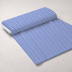 Hanukkah Gifts Pattern 13 Blue Fleece Fabric — fleece fabric unrolled bolt preview (mv-fleece-v1:bolt)