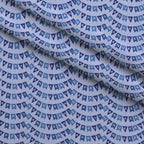 Hanukkah Gifts Pattern 13 Blue Fleece Fabric — fleece fabric folded close-up preview (mv-fleece-v1:lying)