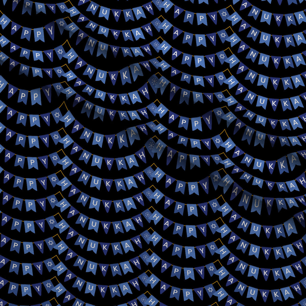 Hanukkah Gifts Pattern 13 Fleece Fabric — fleece fabric folded close-up preview (mv-fleece-v1:lying)