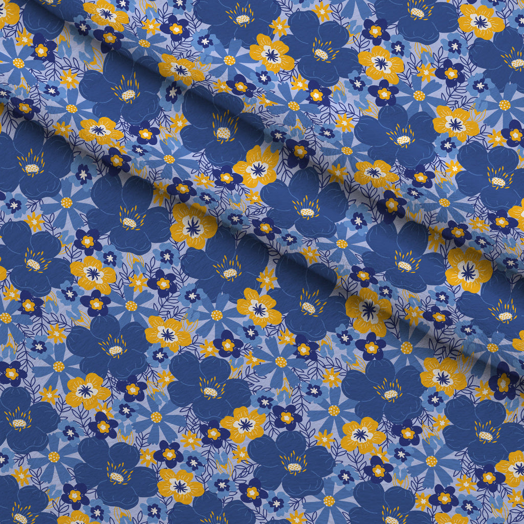 Hanukkah Gifts Pattern 7 Blue Fleece Fabric — fleece fabric folded close-up preview (mv-fleece-v1:lying)