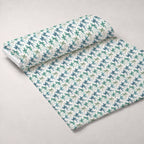 Harbor Blossoms Pattern 16 Fleece Fabric — fleece fabric unrolled bolt preview (mv-fleece-v1:bolt)