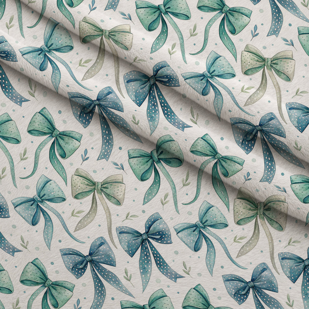 Harbor Blossoms Pattern 16 Fleece Fabric — fleece fabric folded close-up preview (mv-fleece-v1:lying)
