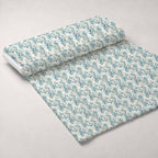 Harbor Blossoms Pattern 19 Fleece Fabric — fleece fabric unrolled bolt preview (mv-fleece-v1:bolt)