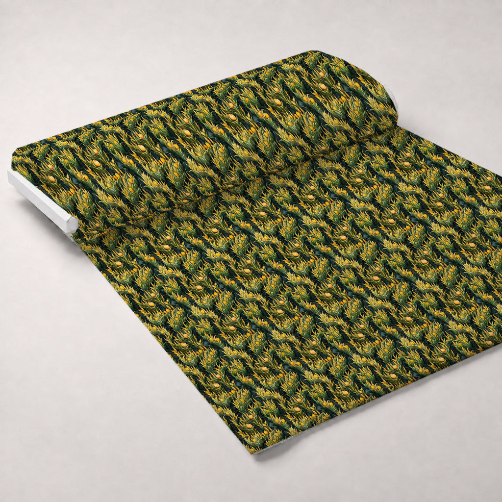 Harvest Maze Pattern 5 Fleece Fabric — fleece fabric unrolled bolt preview (mv-fleece-v1:bolt)