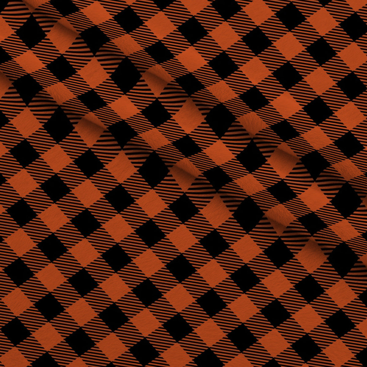 Harvest Tartan Pattern 18 Fleece Fabric — fleece fabric folded close-up preview (mv-fleece-v1:lying)