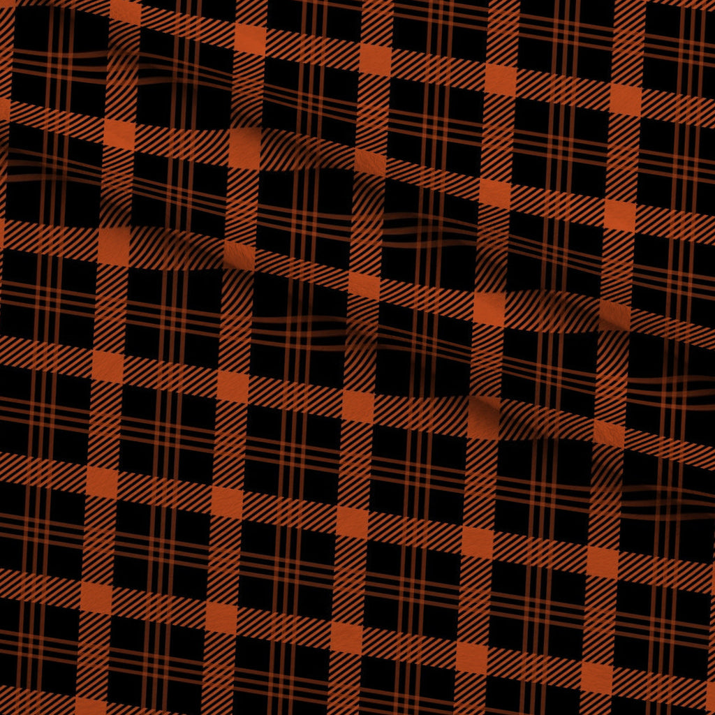 Harvest Tartan Pattern 19 Fleece Fabric — fleece fabric folded close-up preview (mv-fleece-v1:lying)
