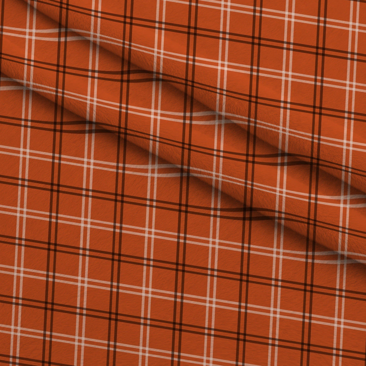 Harvest Tartan Pattern 2 Fleece Fabric — fleece fabric folded close-up preview (mv-fleece-v1:lying)