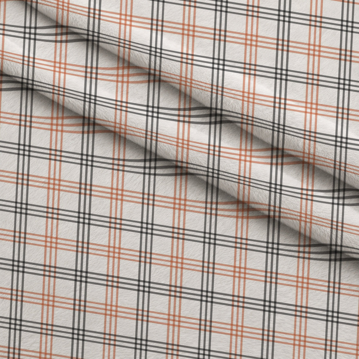 Harvest Tartan Pattern 20 Fleece Fabric — fleece fabric folded close-up preview (mv-fleece-v1:lying)