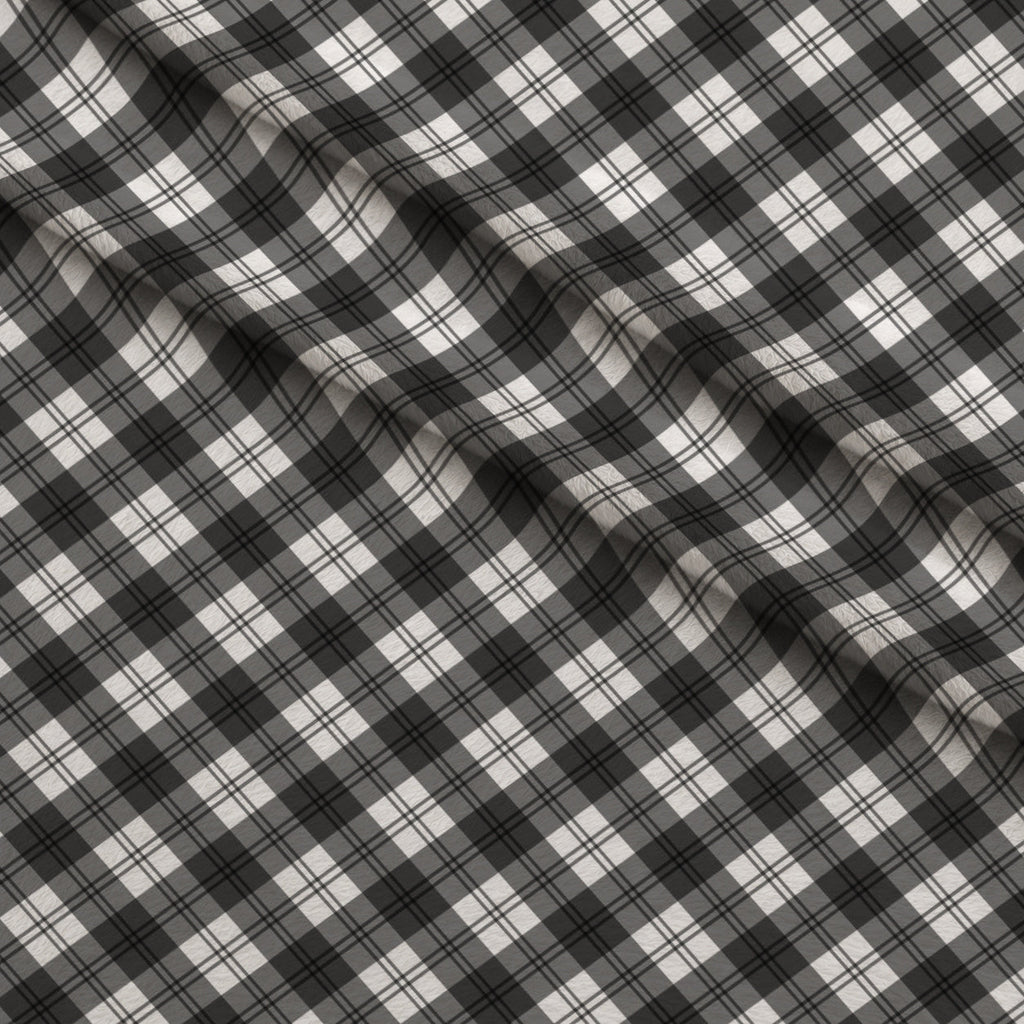 Harvest Tartan Pattern 3 Fleece Fabric — fleece fabric folded close-up preview (mv-fleece-v1:lying)