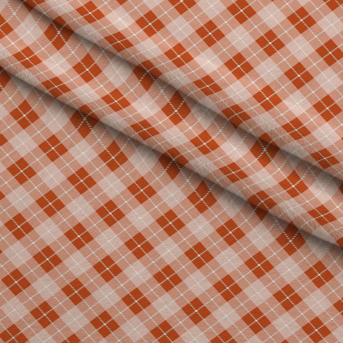 Harvest Tartan Pattern 5 Fleece Fabric — fleece fabric folded close-up preview (mv-fleece-v1:lying)