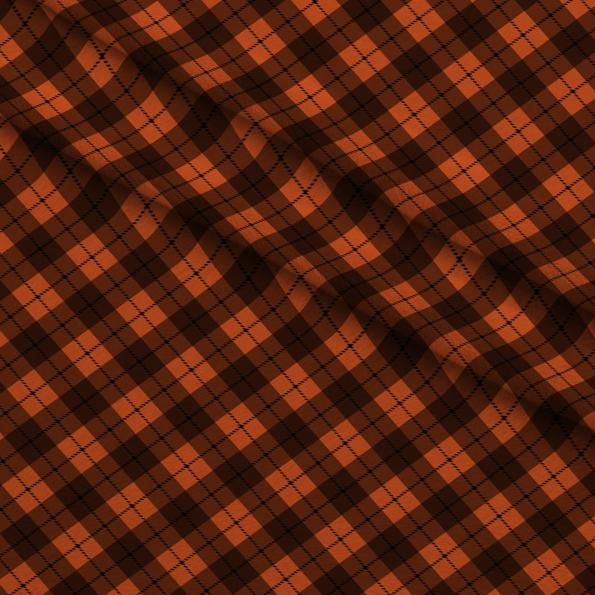 Harvest Tartan Pattern 6 Fleece Fabric — fleece fabric folded close-up preview (mv-fleece-v1:lying)