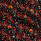 Heavy Metal Pattern 2 Fleece Fabric — fleece fabric folded close-up preview (mv-fleece-v1:lying)