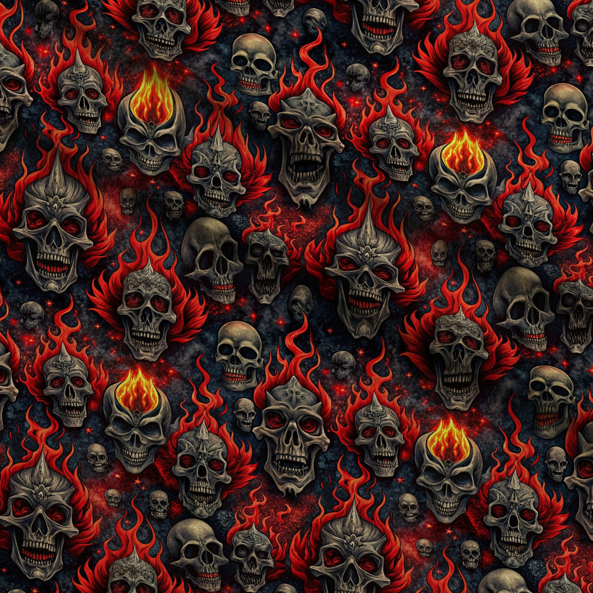 Heavy Metal Pattern 2 Fleece Fabric — fleece fabric folded close-up preview (mv-fleece-v1:lying)