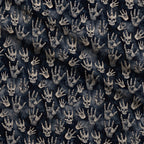 Heavy Metal Pattern 4 Fleece Fabric — fleece fabric folded close-up preview (mv-fleece-v1:lying)