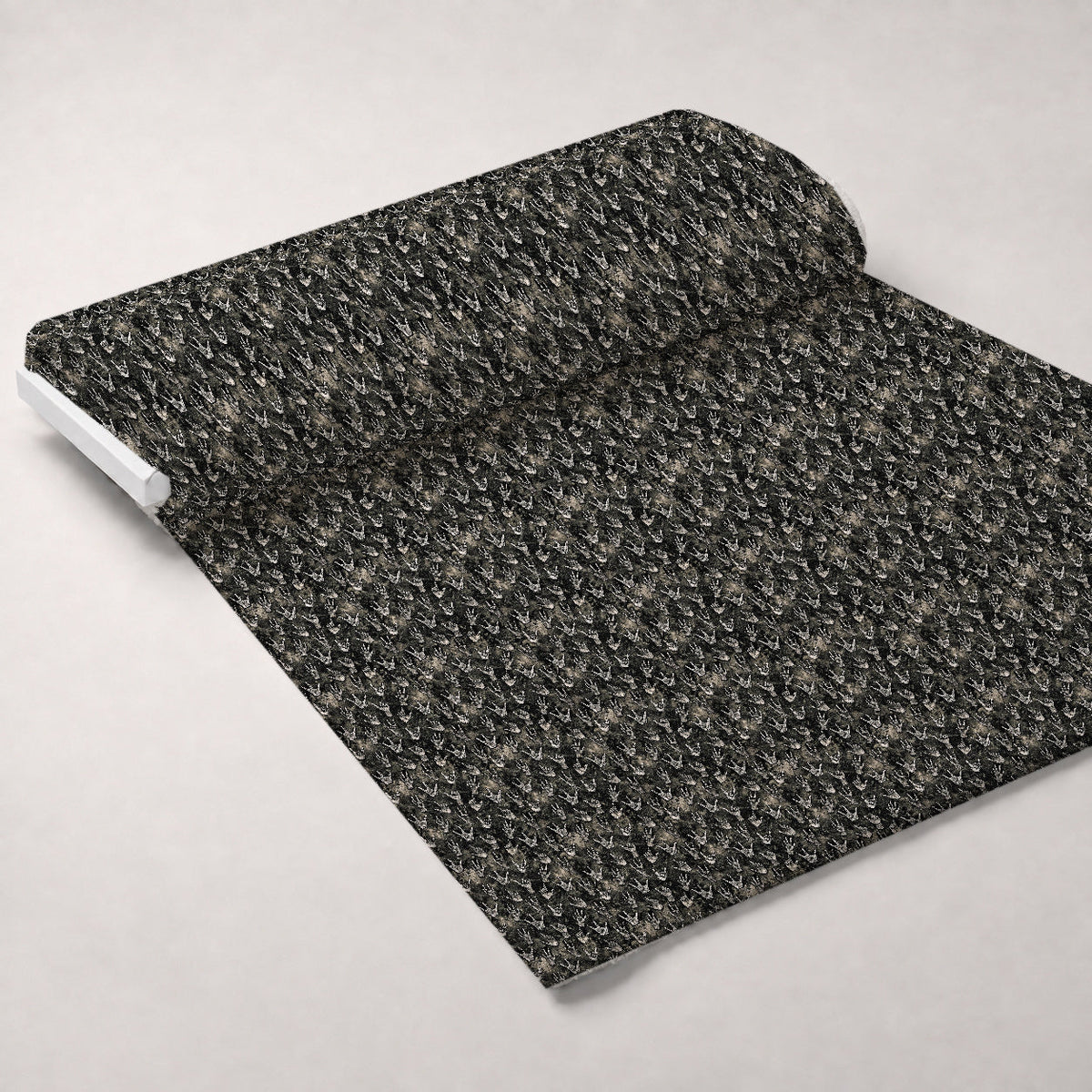 Heavy Metal Pattern 5 Fleece Fabric — fleece fabric unrolled bolt preview (mv-fleece-v1:bolt)