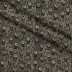 Heavy Metal Pattern 6 Fleece Fabric — fleece fabric folded close-up preview (mv-fleece-v1:lying)