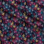 Heavy Metal Pattern 7 Fleece Fabric — fleece fabric folded close-up preview (mv-fleece-v1:lying)