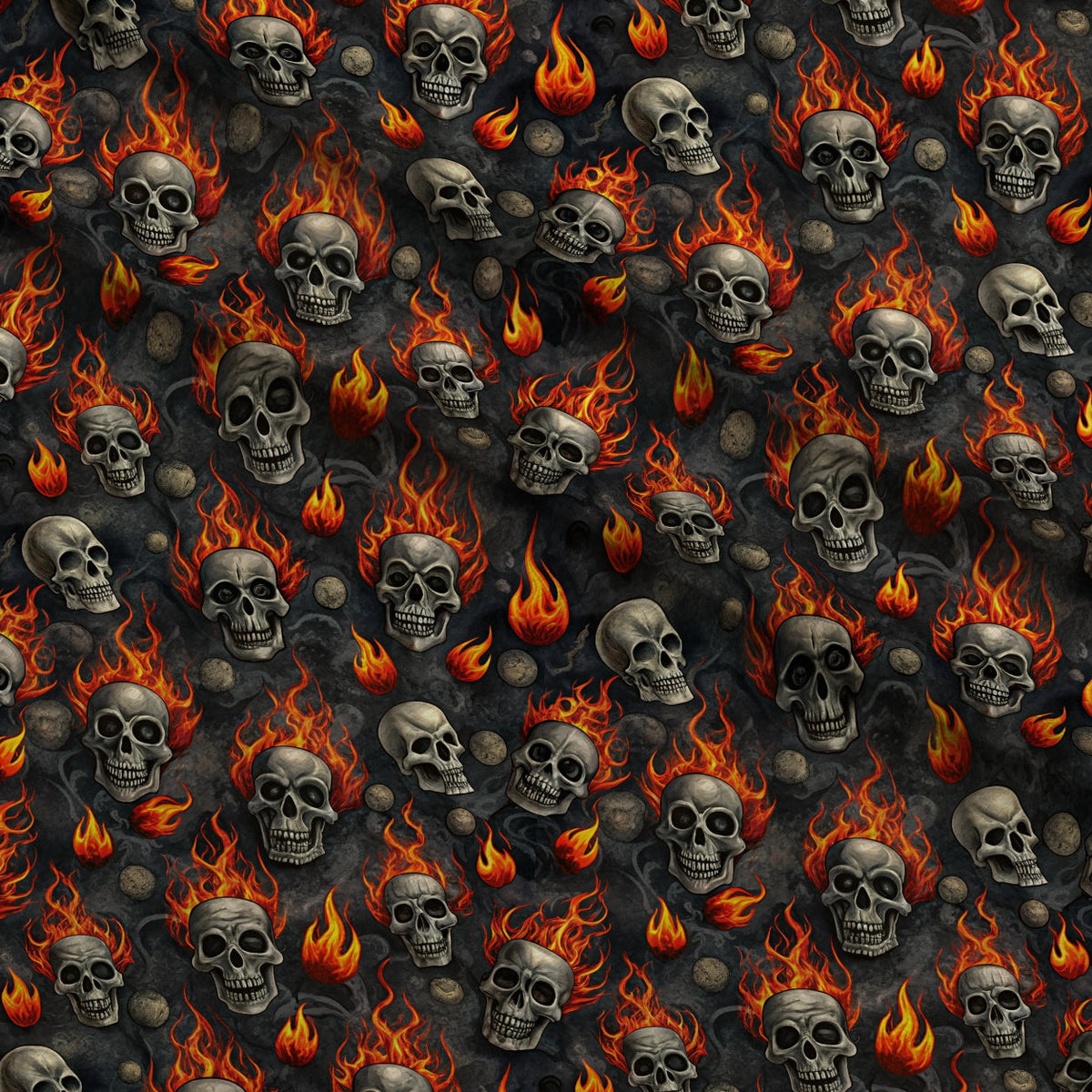 Heavy Metal Pattern 9 Fleece Fabric — fleece fabric folded close-up preview (mv-fleece-v1:lying)