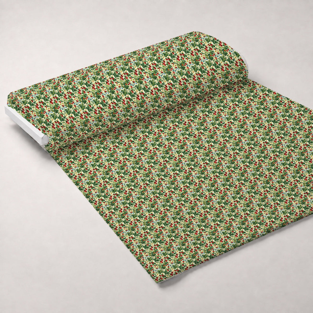 Heirloom Berry Patch Pattern 11 Fleece Fabric — fleece fabric unrolled bolt preview (mv-fleece-v1:bolt)
