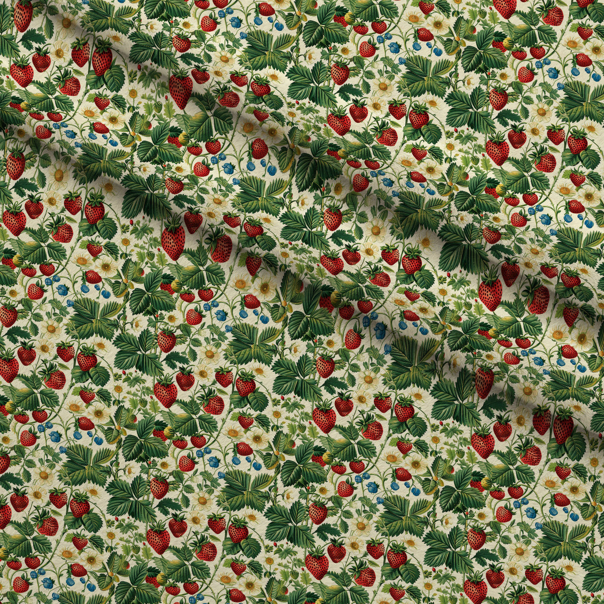 Heirloom Berry Patch Pattern 11 Fleece Fabric — fleece fabric folded close-up preview (mv-fleece-v1:lying)