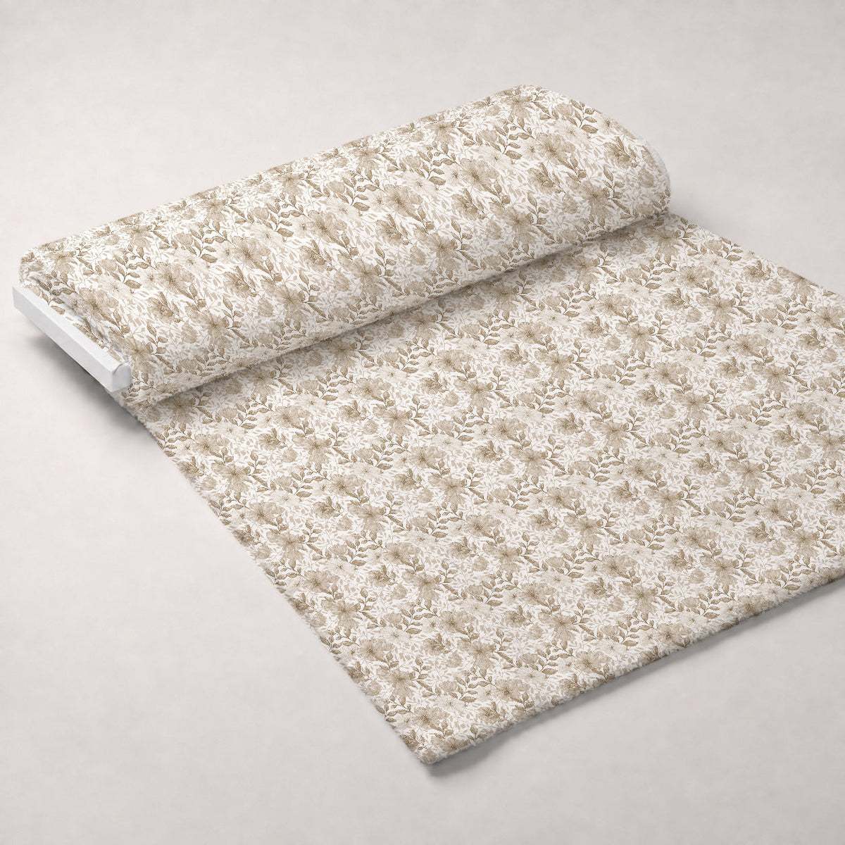 Heirloom Blooms Pattern 11 Fleece Fabric — fleece fabric unrolled bolt preview (mv-fleece-v1:bolt)