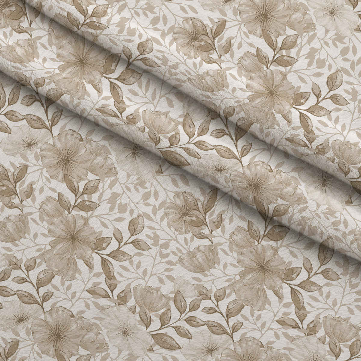 Heirloom Blooms Pattern 11 Fleece Fabric — fleece fabric folded close-up preview (mv-fleece-v1:lying)