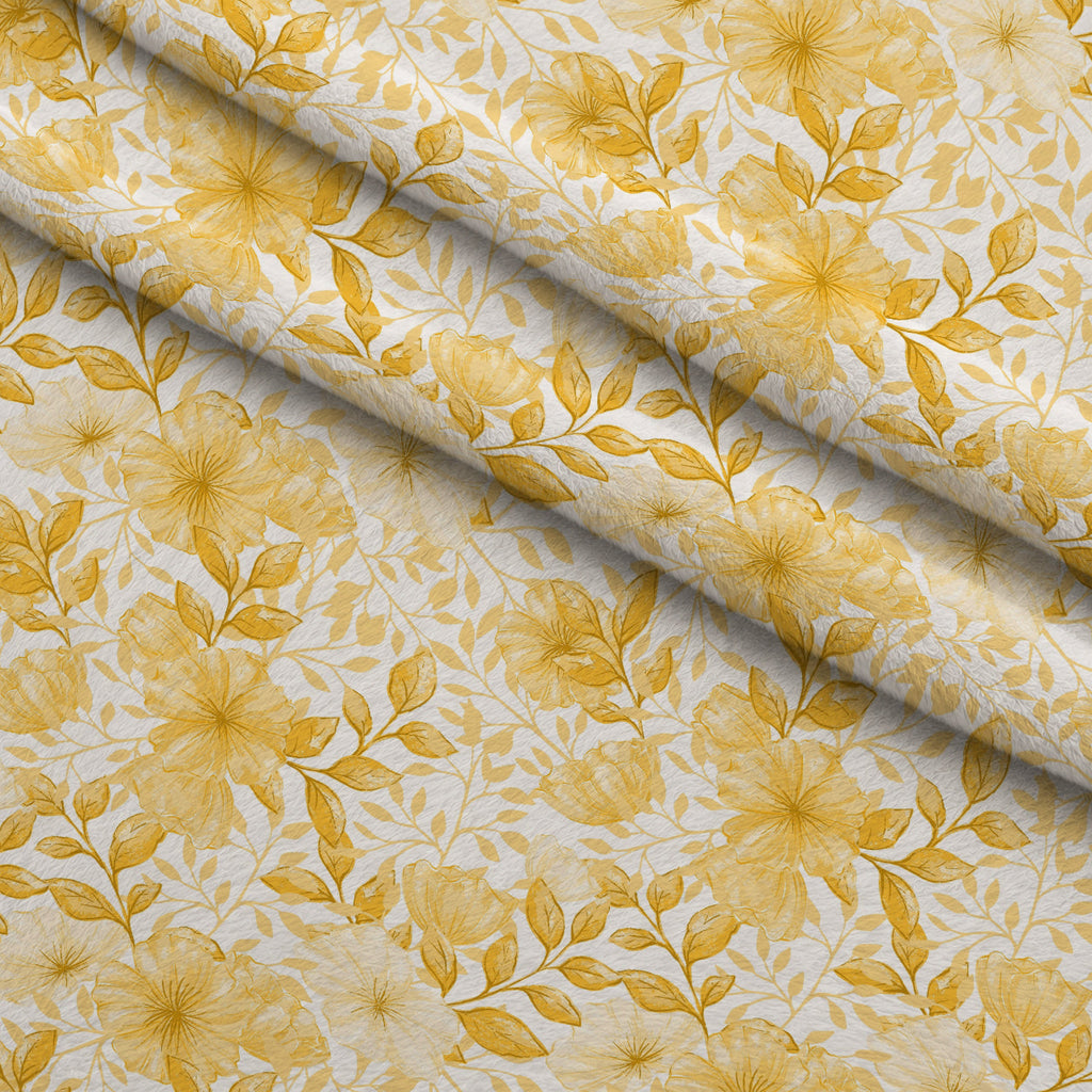 Heirloom Blooms Pattern 20 Fleece Fabric — fleece fabric folded close-up preview (mv-fleece-v1:lying)