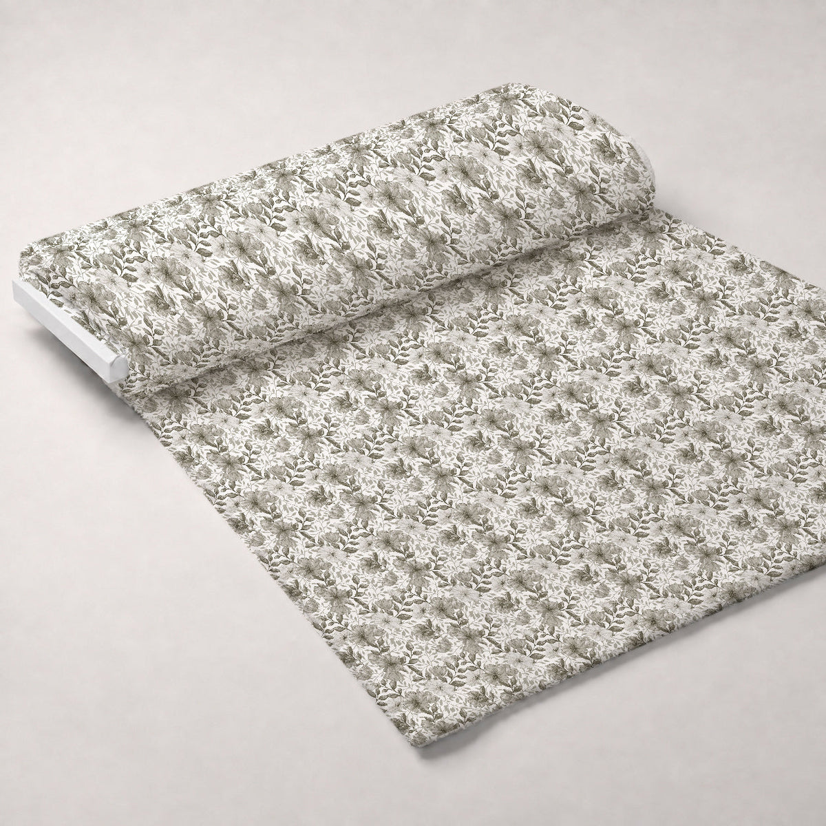 Heirloom Blooms Pattern 5 Fleece Fabric — fleece fabric unrolled bolt preview (mv-fleece-v1:bolt)
